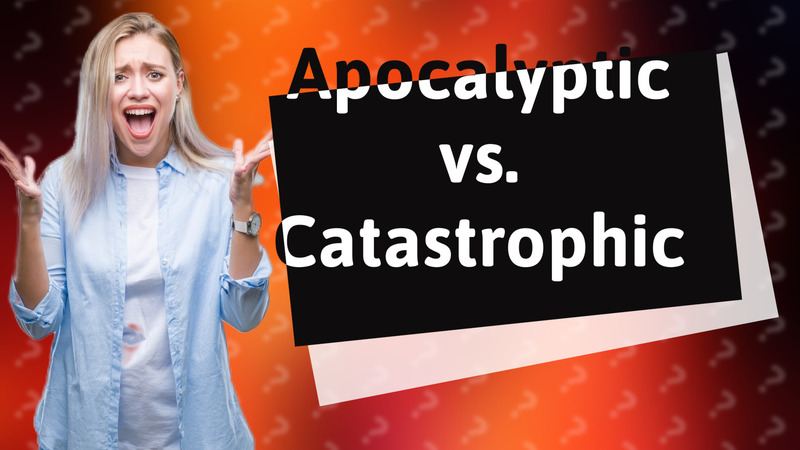 Apocalyptic vs. Catastrophic