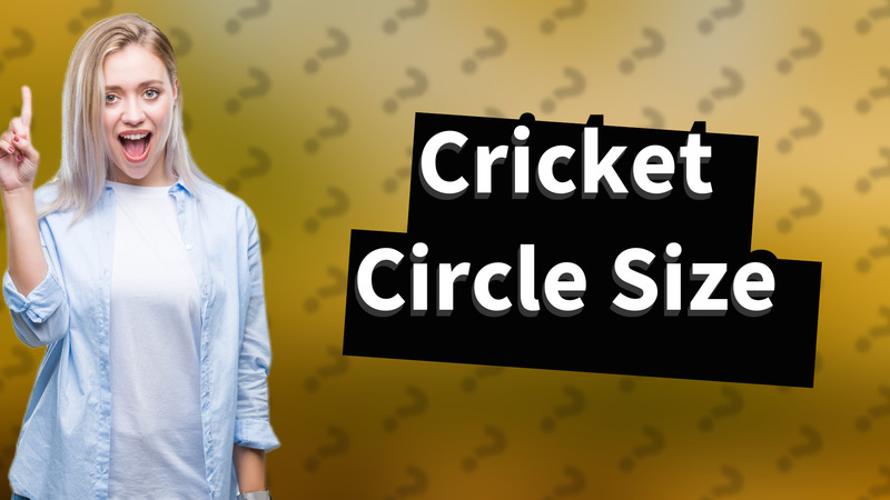 Cricket Circle Size