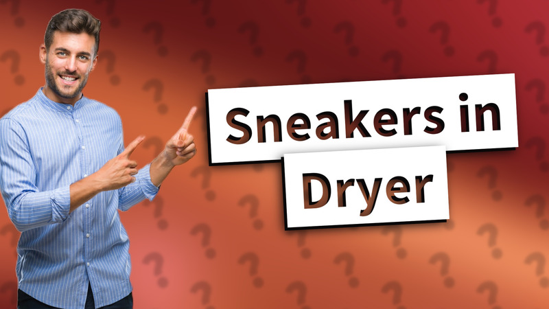 Sneakers in Dryer