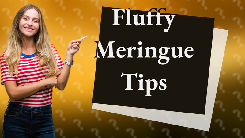 Fluffy Meringue Tips