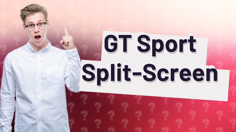 GT Sport Split-Screen