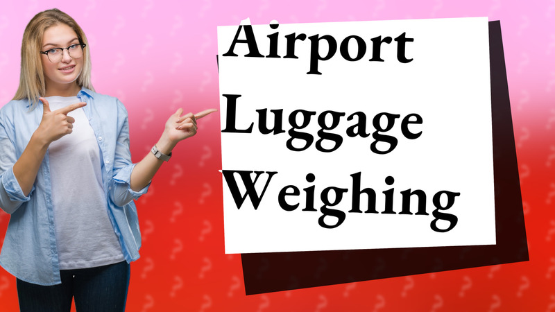 Airport Luggage Weighing