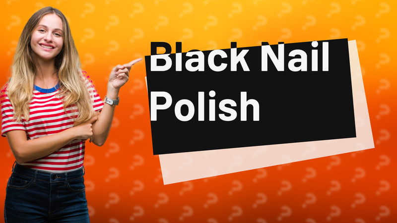 Black Nail Polish