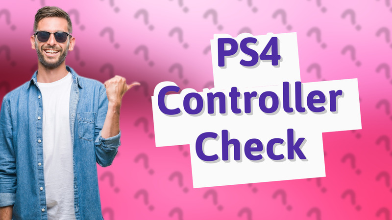 PS4 Controller Check