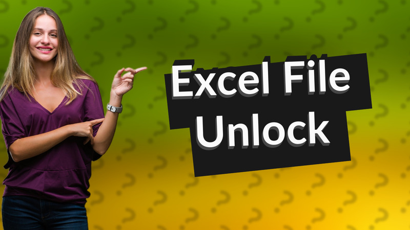 Excel File Unlock