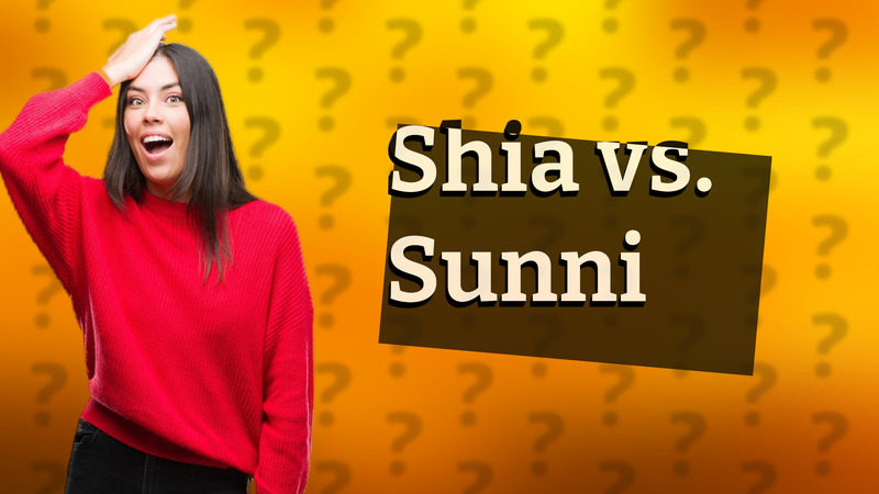 Shia vs. Sunni