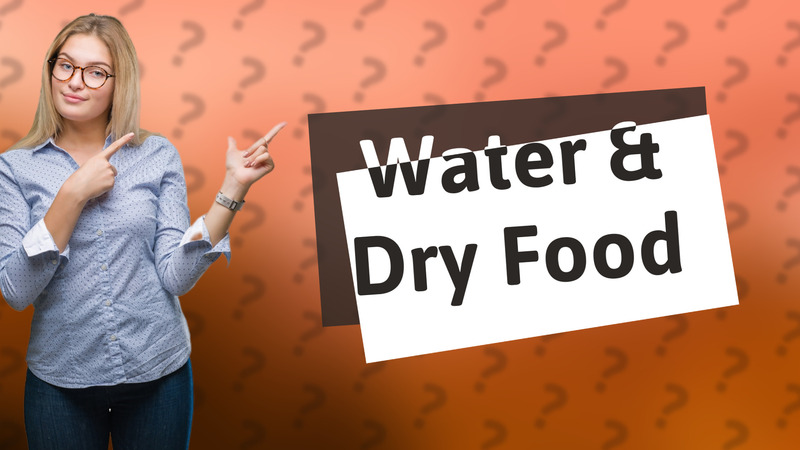 Water & Dry Food