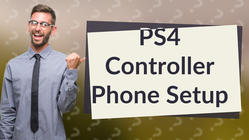 PS4 Controller Phone Setup