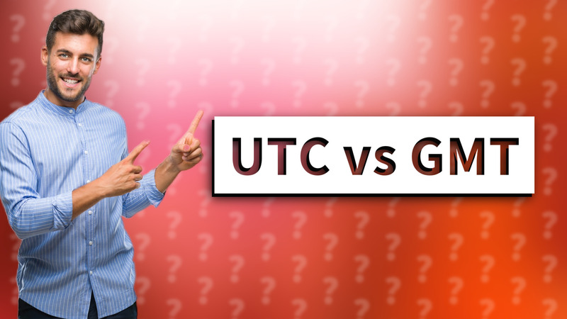 UTC vs GMT