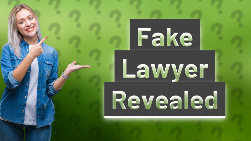 Fake Lawyer Revealed