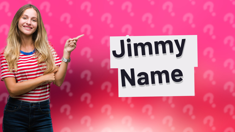Jimmy Name