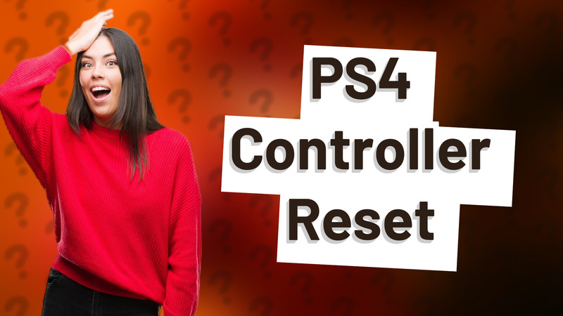 PS4 Controller Reset
