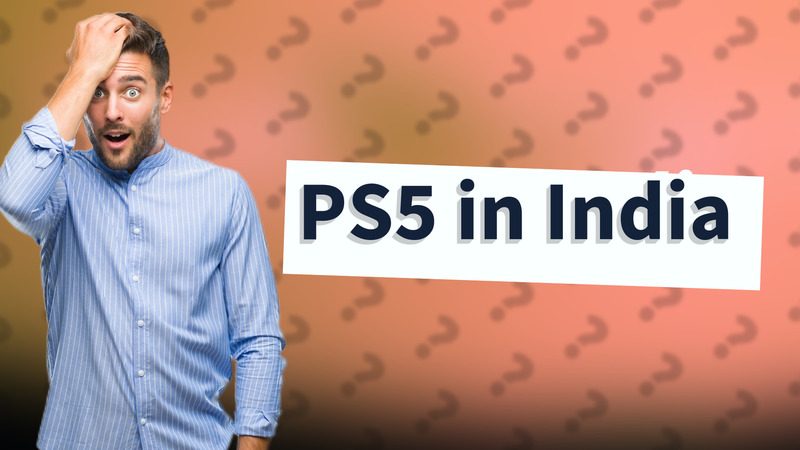 PS5 in India