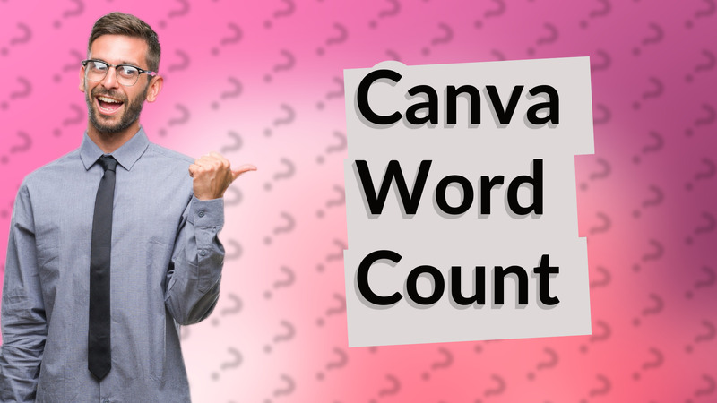 Canva Word Count