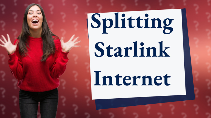 Splitting Starlink Internet