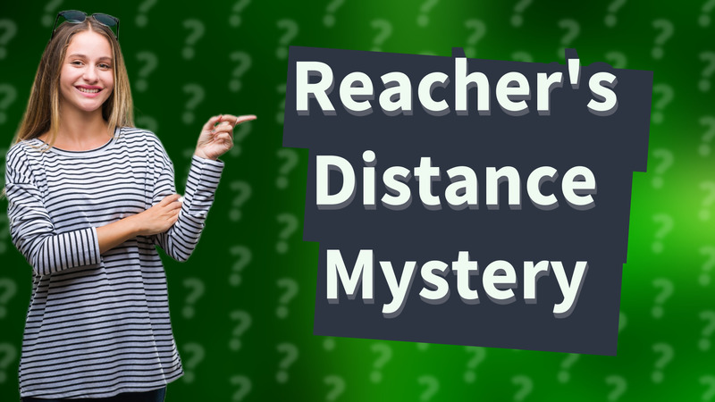 Reacher's Distance Mystery
