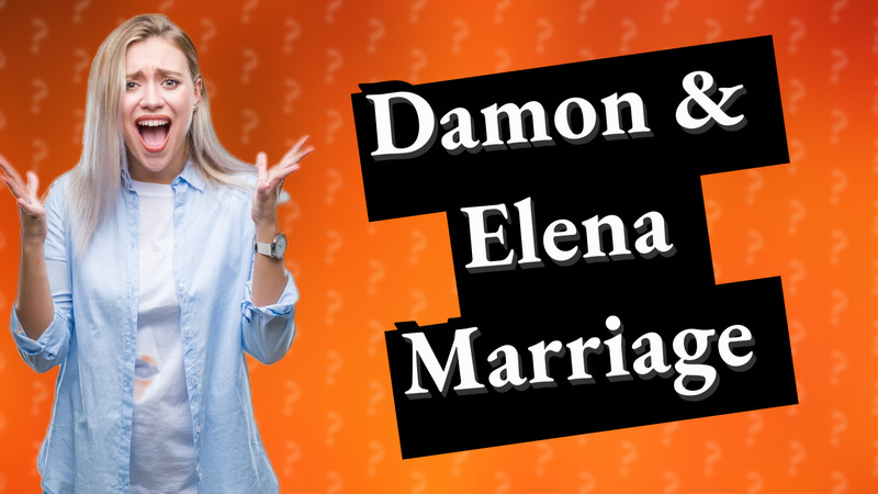 Damon & Elena Marriage