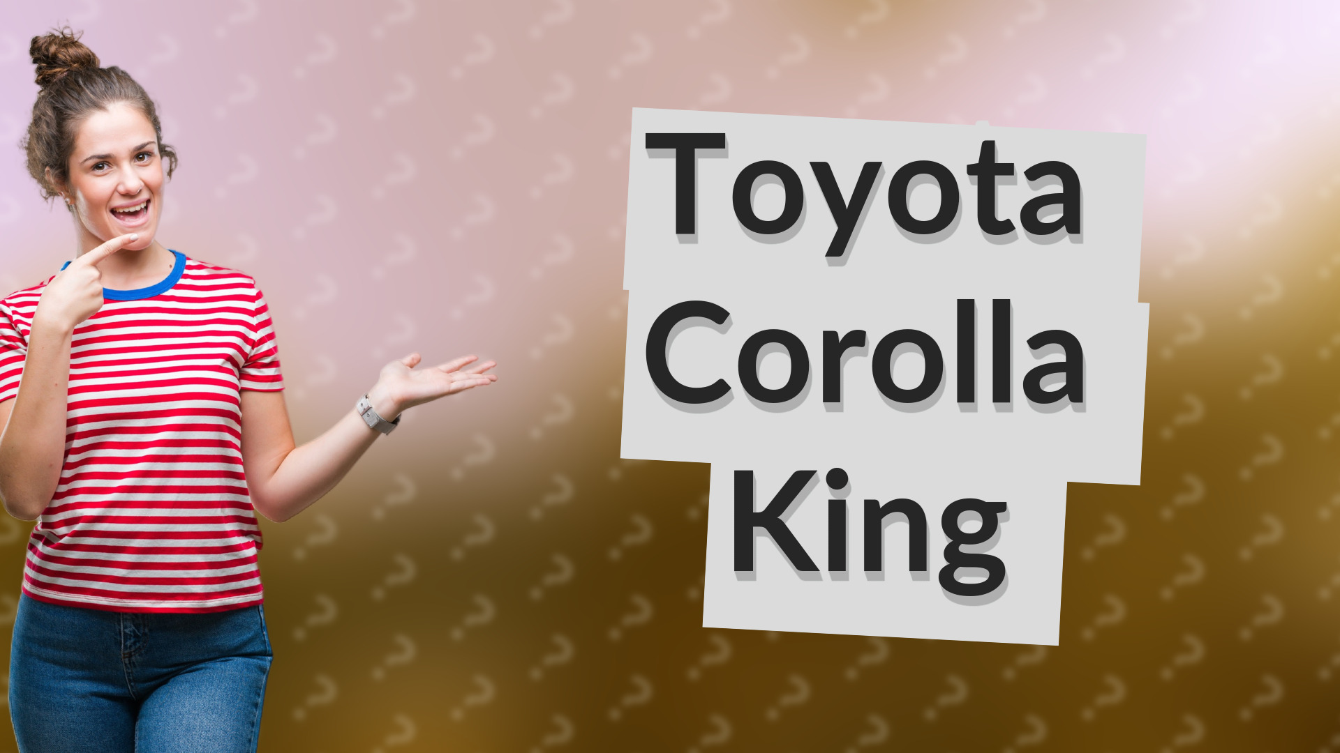 Toyota Corolla King