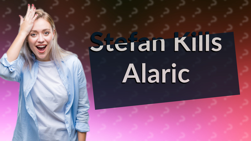 Stefan Kills Alaric