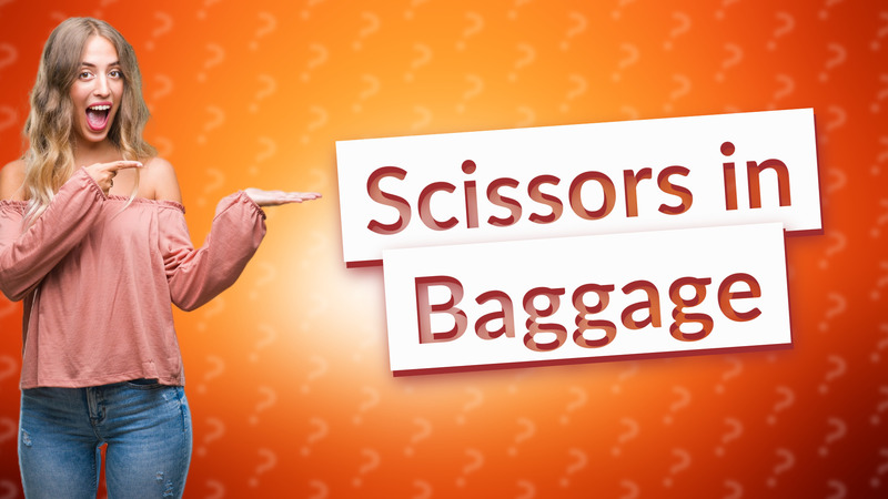 Scissors in Baggage