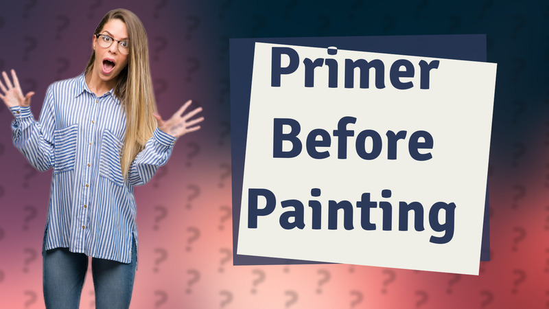 Primer Before Painting