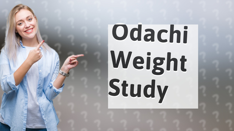 Odachi Weight Study