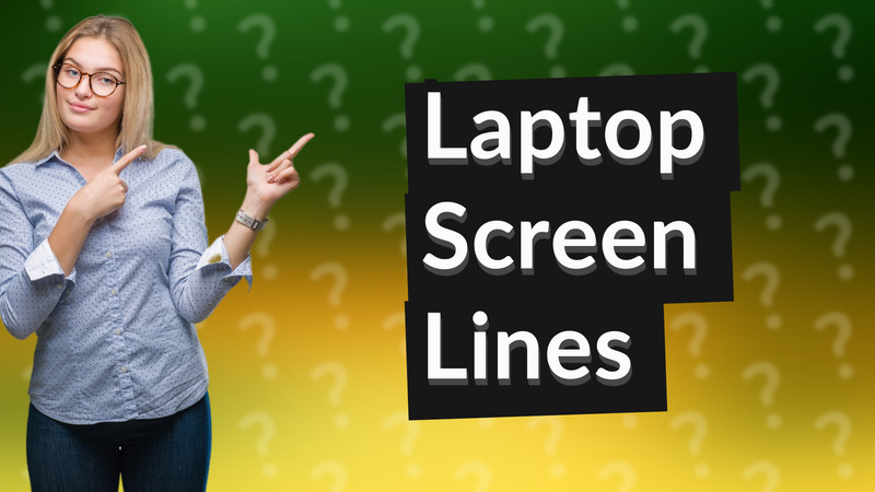 Laptop Screen Lines