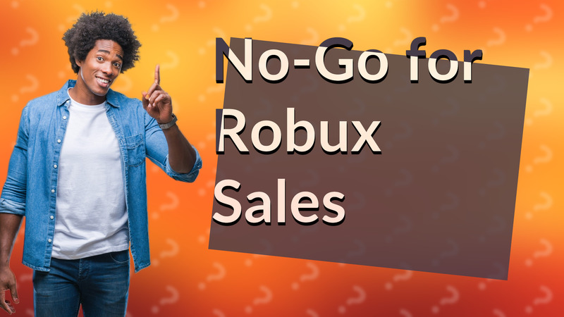 No-Go for Robux Sales