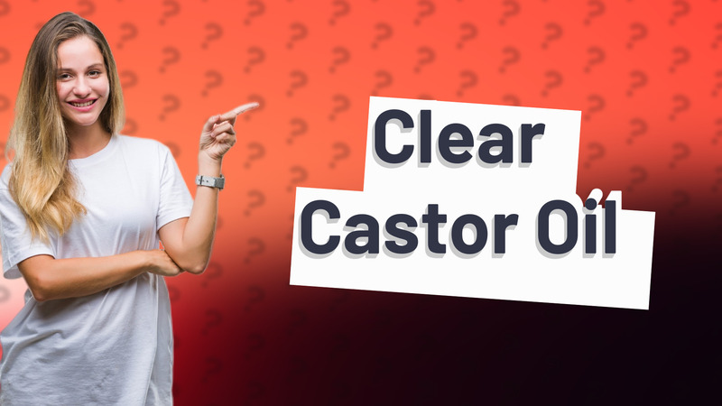 Clear Castor Oil
