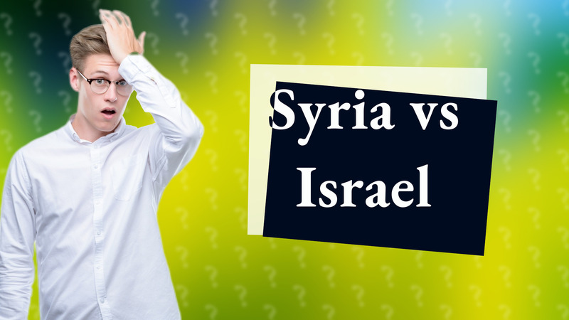 Syria vs Israel