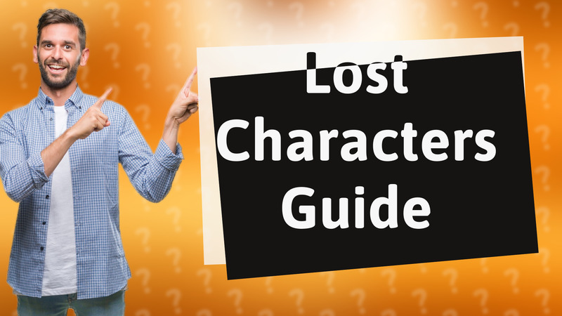 Lost Characters Guide