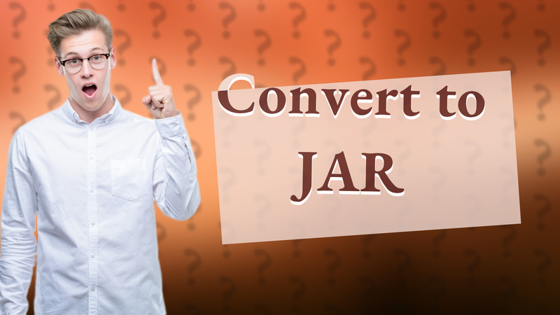 Convert to JAR