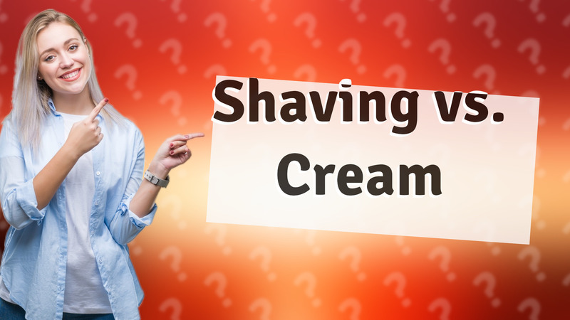 Shaving vs. Cream