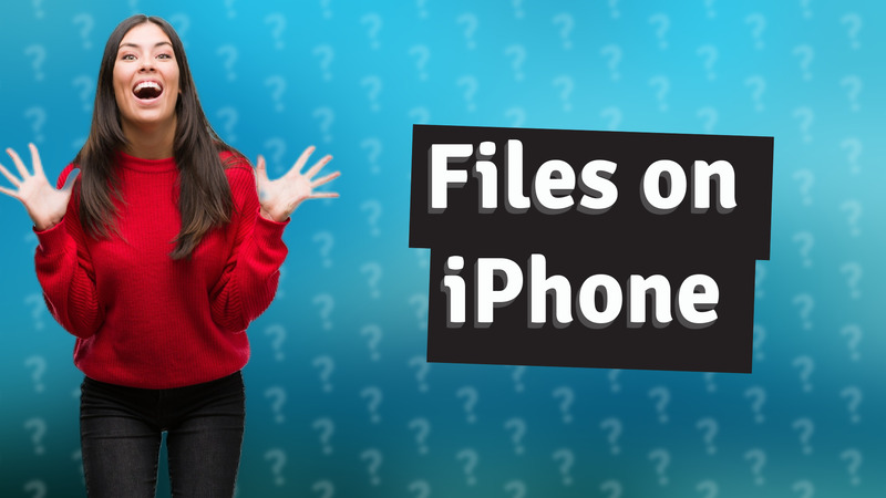 Files on iPhone
