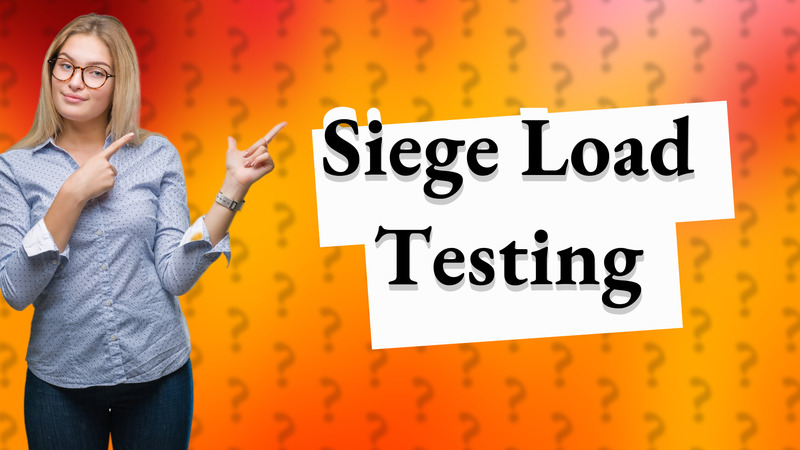Siege Load Testing