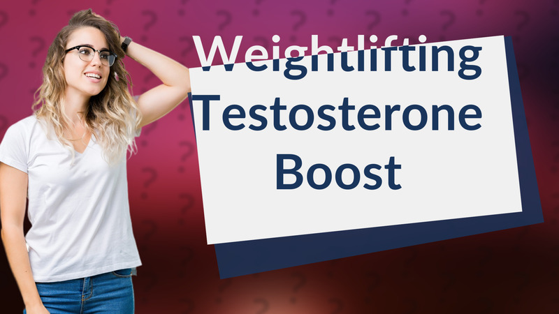 Weightlifting Testosterone Boost
