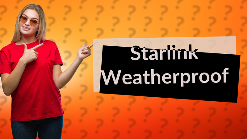 Starlink Weatherproof