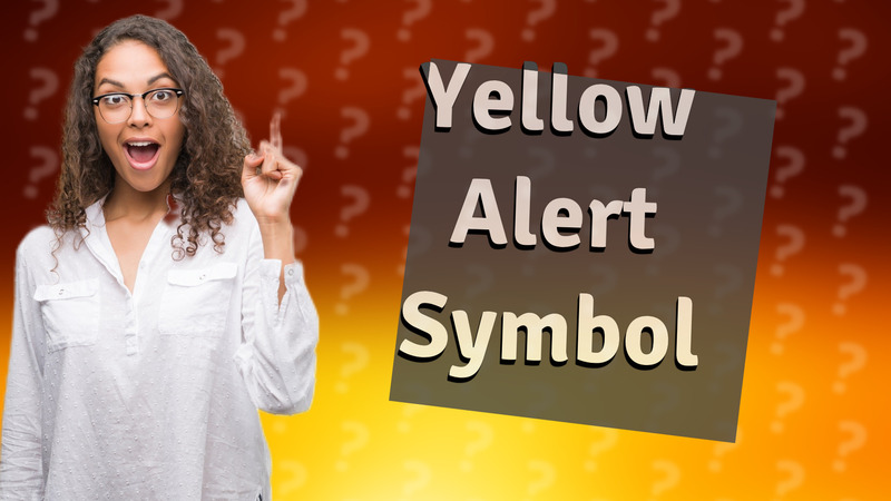 Yellow Alert Symbol