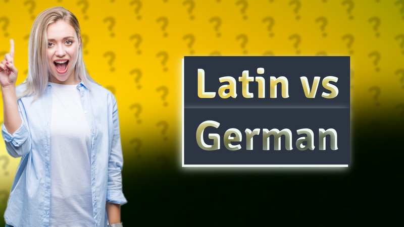 Latin vs German