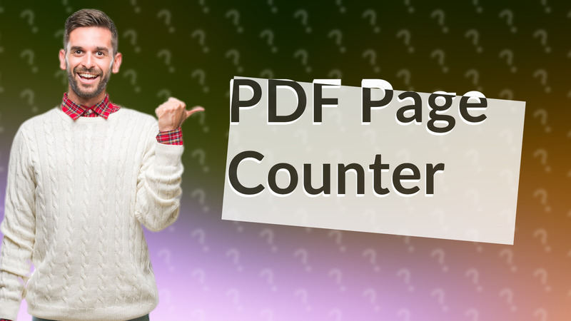 PDF Page Counter