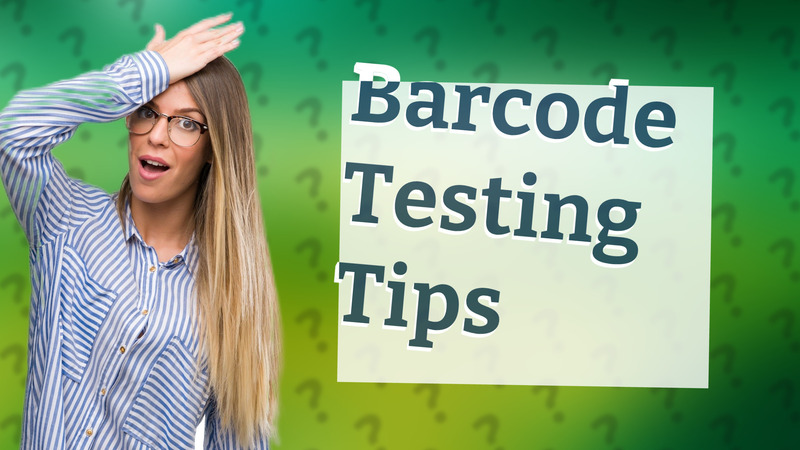 Barcode Testing Tips