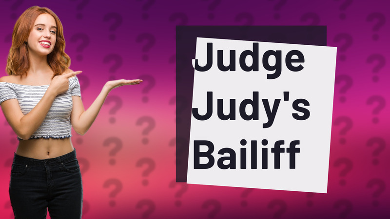 Judge Judy's Bailiff