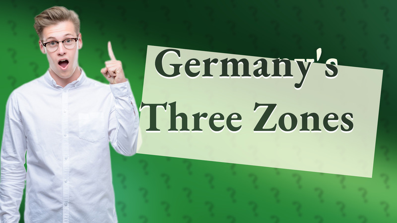 Germany's Three Zones
