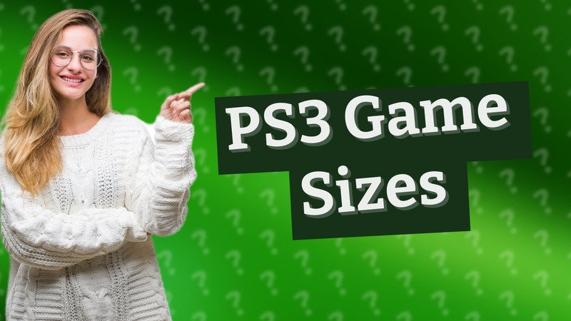 PS3 Game Sizes