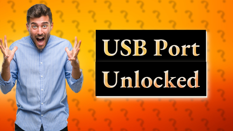 USB Port Unlocked