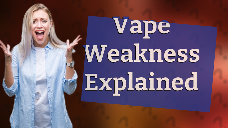 Vape Weakness Explained