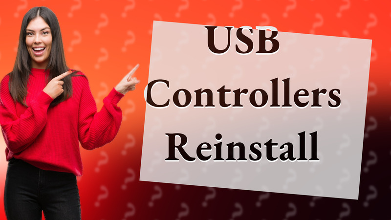 USB Controllers Reinstall