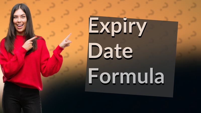 Expiry Date Formula