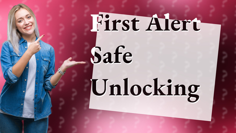 First Alert Safe Unlocking