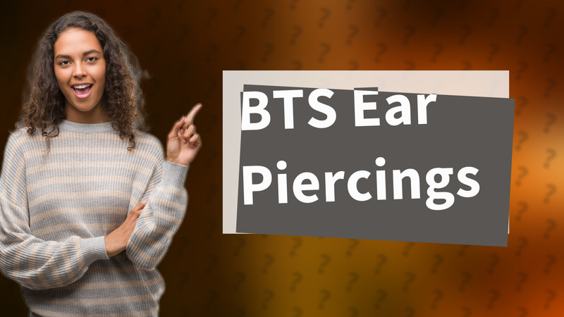 BTS Ear Piercings